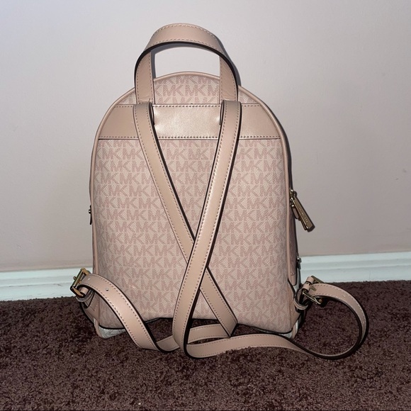 Michael Kors Pink Colorblock Logo Backback - Picture 2 of 8